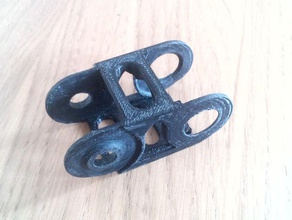 cable track diy carriage chain links 3d print model - Mito3D