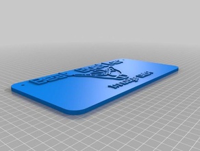 bater sinais logotipos personalizado 3d print model - Mito3D