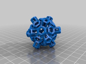 soccerball matematik sanat 3d print model - Mito3D