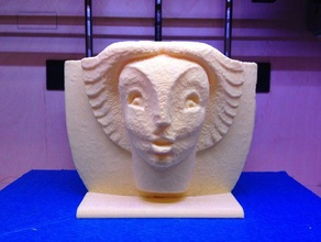 henry bowen anthony fountain female face 1 scans replicas 123d catch blackstone boulevard captured futuremuseum getting started jackson lippit park openscad projo providence journal rhode island ri stone 3d print model - Mito3D