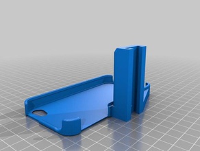nerf phone 4-4s holder toy game accessories addon iphone 4s stand 3d print model - Mito3D
