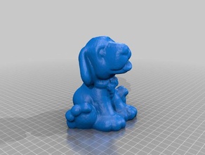 jj cão de digitalização fixo varreduras réplicas makerbotdigitizer 3d print model - Mito3D