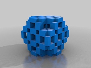 geometrie fractale h7 les mathématiques art mb3d 3d print model - Mito3D