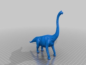 dinosaursbrontosaurus exploraciones las réplicas makerbotdigitizer 3d print model - Mito3D