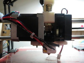 printrbot lc single universal extruder mount 3d printer parts 3d print model - Mito3D
