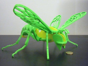 bee puzzle animals 3d print model - Mito3D
