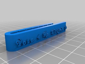 elias prendedor de gravata os acessórios personalizado 3d print model - Mito3D