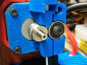 montaje del motor extrusor 3d de la impresora extrusoras bowden accionamiento directo e3d graber groovemount i3 prusa wade 3d print model - Mito3D