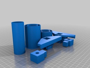 replicator creator multi-spool holder 3d printer accessories parts useful 3d print model - Mito3D