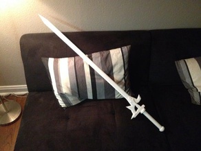 elucidator props el anime la cuchilla cosplay espada 3d print model - Mito3D