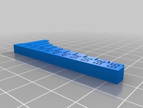 sbalzo di prova 3d la stampa i test personalizzato 3d print model - Mito3D