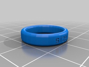 ring size 5 pill rings customized 3d print model - Mito3D
