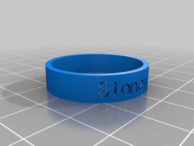 stonewall fidget los anillos personalizado 3D print model - Mito3D