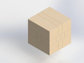 puzzle box puzzles block toy wood 3d print model - Mito3D