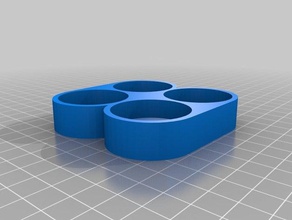 d-cell battery organizer other 3d print model - Mito3D