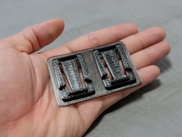 velcro kayış adaptörü vsa organizasyon askıları 3D print model - Mito3D