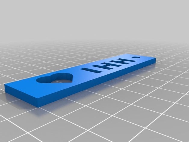 ihh key hanger 3d drucken 3D print model - Mito3D