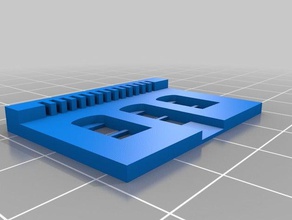 frente 2x3 de los edificios estructuras personalizado 3d print model - Mito3D