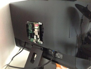 10cm monitor stand udoo - Elektronik mount 3d print model - Mito3D