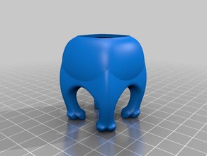 elephant bowl 7 other 3d print model - Mito3D