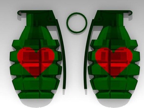 dualstruded aşk bombası sahne 3d print model - Mito3D