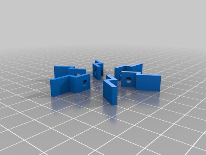 halten Sie clip - Ersatz Teile openbeam parametric 3D print model - Mito3D