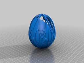 my customized easter artistic eggs sculptures 3d print model - Mito3D