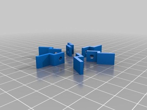 mantenga pulsado el clip de reemplazo partes openbeam paramétrico 3d print model - Mito3D