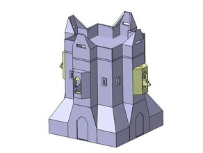 gaming tabletop fortress toys games 3d print model - Mito3D