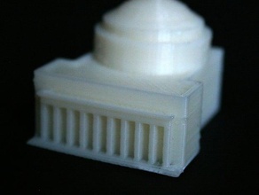 mit 10 großen Kuppel Gebäude Strukturen 3d Architektur boston Modell supportless usa 3d print model - Mito3D