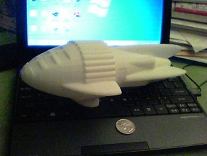 flash gordon zarkoff gemi araçlar 3d print model - Mito3D