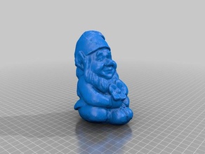garden gnome outdoor makerbotdigitizer multiscan 3d print model - Mito3D