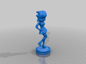 betty boop scans replicas makerbotdigitizer 3d print model - Mito3D