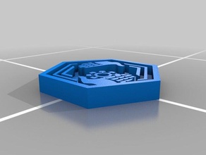 ingress-Retter-Abzeichen Schmuck 3d print model - Mito3D