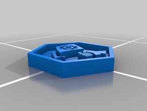 ingress-Pionier-Abzeichen Schmuck 3d print model - Mito3D