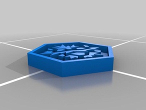 o ingresso de purificador crachá jóias 3d print model - Mito3D