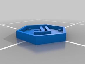 la entrada verificado insignia joyería 3d print model - Mito3D