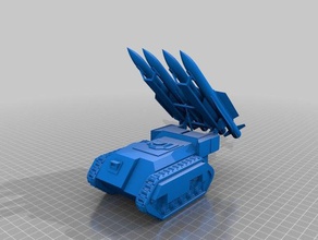 interstellar imperial army sphinx missile launcher toys games 28mm 40000 40k guard manticore war hammer wh40k 3d print model - Mito3D
