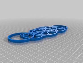 ring lock jewelry customized 3d print model - Mito3D