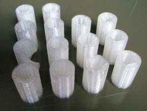 14 imprimable lm8uu guidages linéaires à billes plaque d'essai 3d de l'imprimante pièces douille mouvement linéaire palier roulement 3d print model - Mito3D