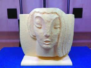 henry bowen anthony fountain female face 2 scans replicas 123d catch blackstone boulevard captured futuremuseum future museum getting started jackson lippit park openscad projo providence journal rhode island ri stone 3d print model - Mito3D