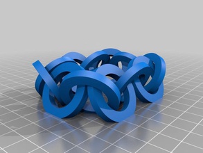 12 interlocked rings other 3d printer only 3d print model - Mito3D