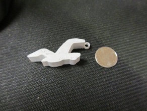 seagull pendant fashion 3d print model - Mito3D