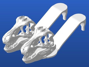 t-rex sandálias esculturas sapato trexremix 3d print model - Mito3D