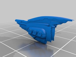 eve online revelation vehicles spaceship 3d print model - Mito3D
