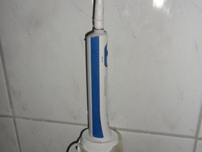 braun diş fırçası şarj cihazı tutucu banyo 3d print model - Mito3D