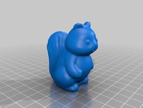 esquilo remix animais 3d print model - Mito3D