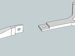 biriktirme parça 3d yazıcı aksesuarlar filaman tutucu monte edin bölüm pla reprap taslak yararlı 3d print model - Mito3D