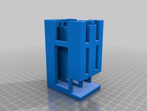 aa aaa Pil Sebili kaplar tutucu Organizatör 3d print model - Mito3D