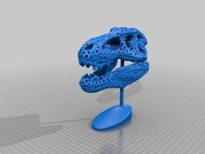 perforated rex other trexremix 3d print model - Mito3D
